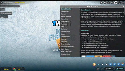 Screenshot Come Giocare – Ice Fishing